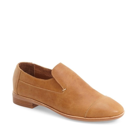 Jeffrey Campbell Tan Leather Loafers - Picture 1 of 8